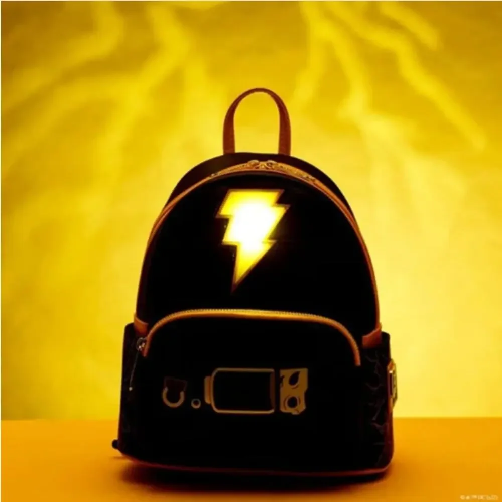 Loungefly DC Comics Black Adam Light Up Mini Backpack
